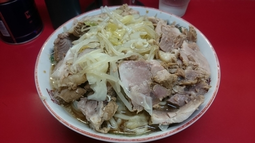 「大ラーメン、W豚入り」@ラーメン二郎 目黒店の写真