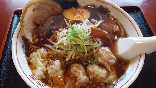 「ワンタン麺 醤油」@麺家 香湯らーめんの写真