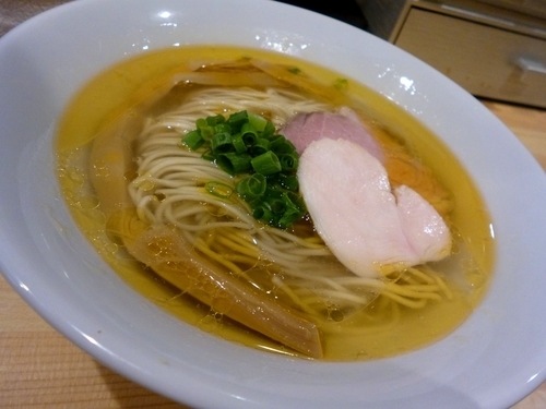 「塩そば」@自家製麺 竜葵の写真