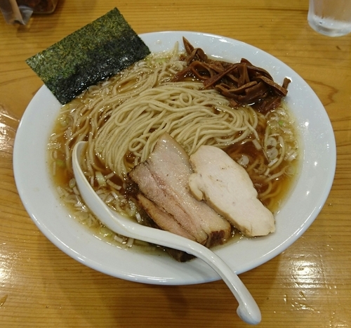 「中華そば(大盛)」@下町中華そば すずめ食堂の写真