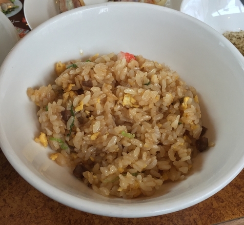 「餃子3個・半チャーハンセット（￥754＋￥475）」@バーミヤン 瀬谷南台店の写真