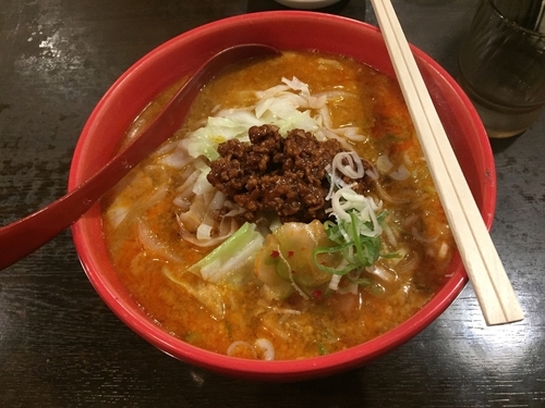 「四川白胡麻担々麺800円+大盛100円 合計900円」@龍の子 所沢店の写真