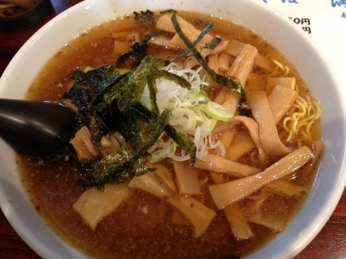 「支那そば支那竹トッピング」@支那そば 満天一高家の写真