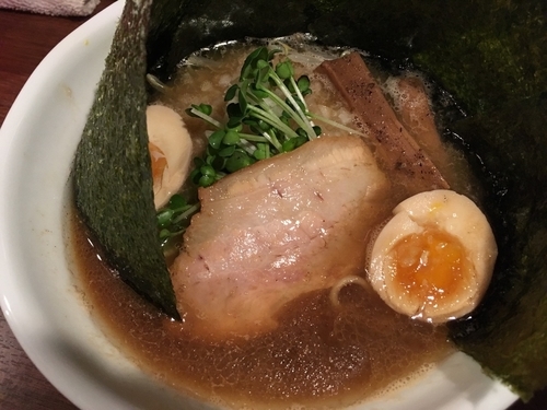 「わなりソバ 750円（海苔+100円）」@らーめん 和なり えんの写真