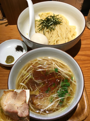 「味玉和塩つけ麺　￥920」@麺や ひだまりの写真