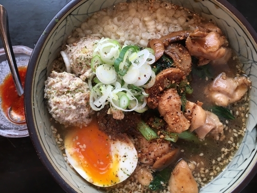 「【限定】ソトミーアムバッソ 850円」@麺家いなほの写真