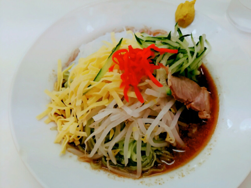 「冷やし中華 400円」@博多天神 渋谷南口店の写真