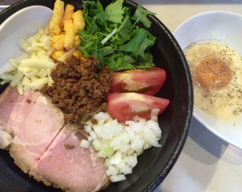 「【限定】天草大王のカルボナーラ風鶏油そば 850円」@麺屋 扇 SENの写真