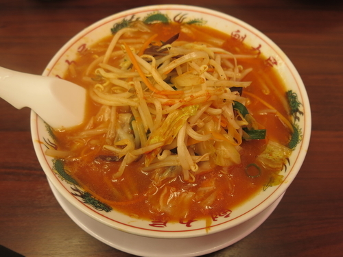 「旨辛タンメン：896円」@ラーメン 魁力屋 竹ノ塚店の写真