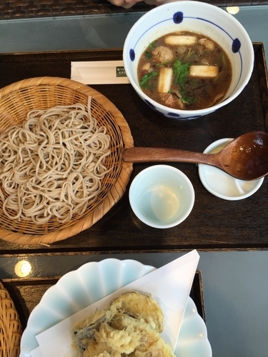 「鴨つけ二八蕎麦 1800円」@総本家 小松庵 駒込本店の写真