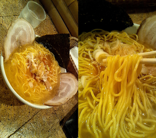 「『あっさり塩 海老油+麺増し+チャーシュー』」@きくちひろきの写真