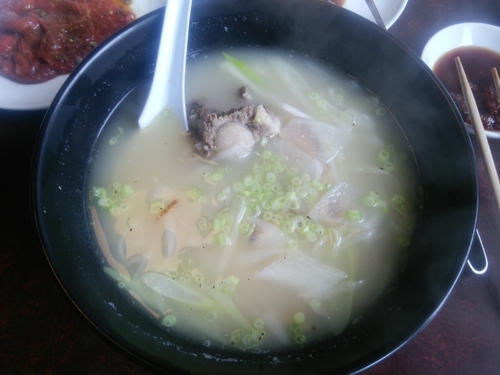 「コムタンラーメン」@焼肉じゅじゅの写真