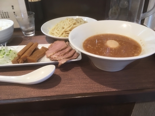 「特製つけ麺＋ごはん」@麺匠 きくちの写真