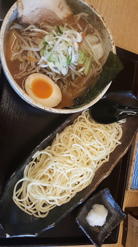 「炒め野菜つけ麺味噌」@麺屋ぱんどらの写真
