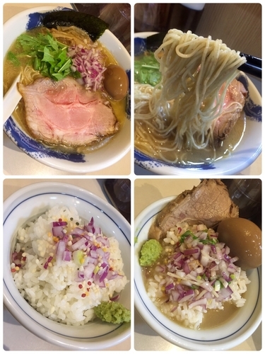 「【限定】鯛塩らーめん（味玉､お茶漬け付き）￥900」@麺屋 扇 SENの写真