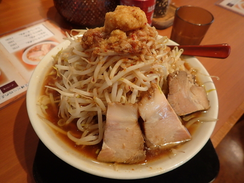 「特もやしラーメン・もやし増し・ニンニク多め・カラメ」@麺や うから家からの写真