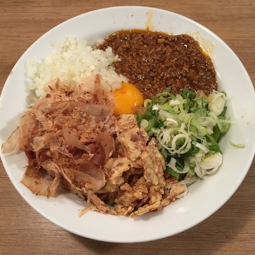 「二代目まぜそば(インド風) (800円)」@伊予源氏車の写真