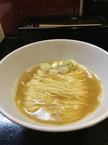 「レンコダイの清湯（塩）800円 ☆ドラム式」@麺s慶の写真