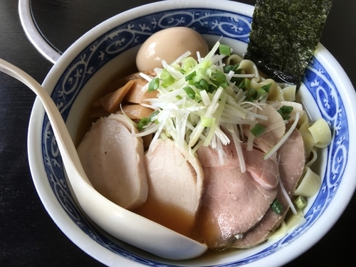 「特製冷し煮干し平打ち麺 980円」@中華そば 田家 本店の写真