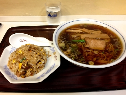「ラーメン＋半チャーハン」@中華 こばやしの写真