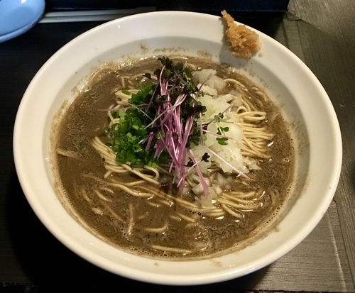 「イカワタそば」@灰汁中華 丿貫 福富町本店の写真