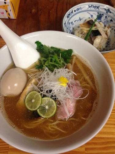 「秋鯖の中華そば  鯖めし付き」@中華そば よしかわの写真