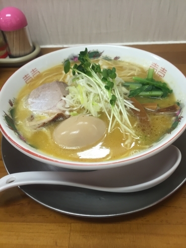 「味玉こってり」@ラーメン専科 竹末食堂の写真