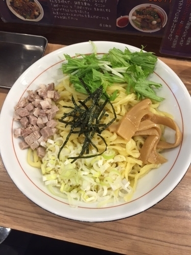 「油そば　しょうゆ　特盛（同一料金）　720円」@油そば 力の写真
