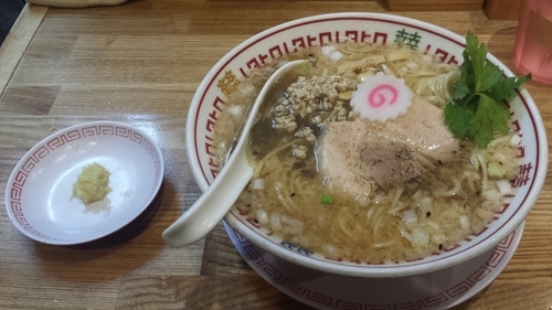 「ミソソ味噌中華そば780円」@味噌中華そばムタヒロの写真