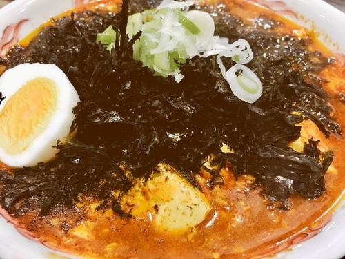 「☆ドラゴン麻婆らーめん岩のり入り☆」@激辛！！ドラゴン麻婆らーめんの写真