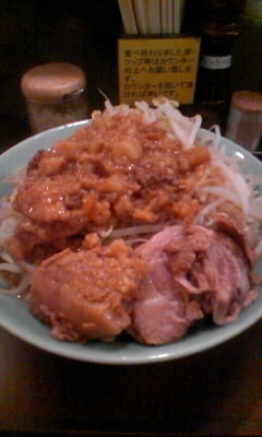 「中ラーメン(アブラ)750円」@立川マシマシ SSRの写真