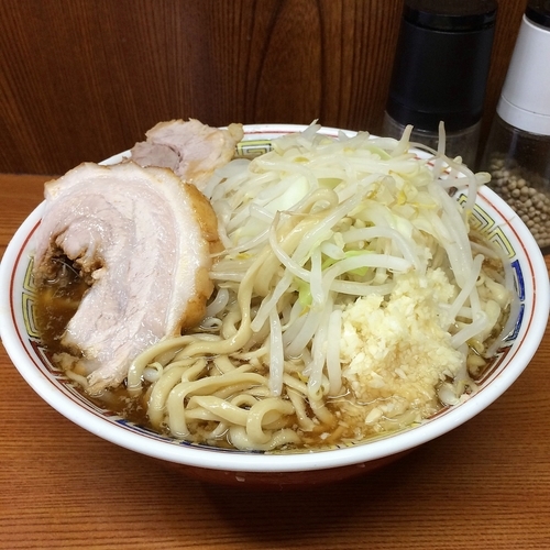 「ラーメン＋ニンニク　￥６９０」@ラーメン二郎 亀戸店の写真