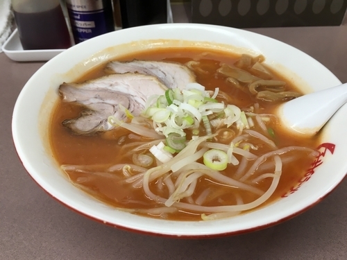 「辛々ラーメン」@くるまやラーメン おゆみ店の写真