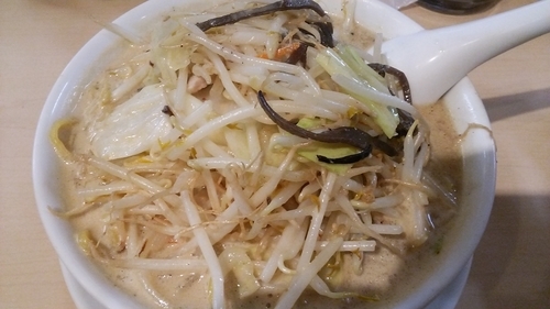 「濃厚白味噌らーめん」@味噌らーめんの店 しなり丸の写真