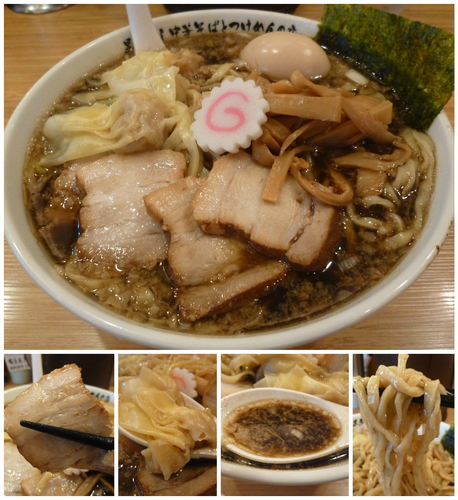 「特製中華そば(麺大盛無料サービス)￥１０２０」@黒煮干し中華そばとつけめんの店 綱哲の写真