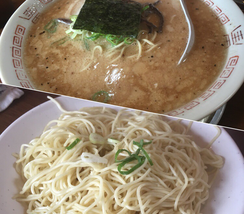 「豚骨醤油ラーメン(ハリガネ)¥500+替玉¥50」@十七代目 哲麺 小平店の写真