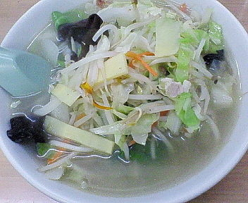 「タンメンセット(餃子 ライス 付き) 800円 ※」@タンメン胖の写真