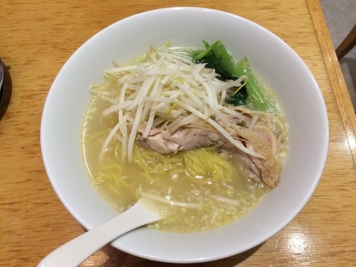 「モーニング限定麺　塩　500円」@雲呑好 ecute立川店の写真