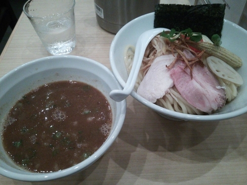 「濃厚煮干しつけSOBA(大)」@銀座 篝 大手町店の写真