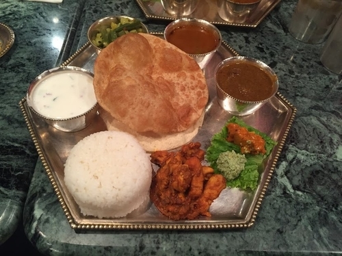 「ミールスＢセット、チキンビリヤニ」@南インド料理 ダルマサーガラの写真
