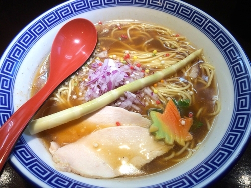 「【限定】中華そば２周年ver（800円）」@麺屋三一五の写真