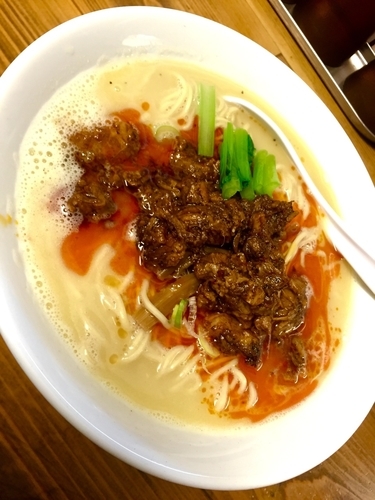 「【限定】鶏白湯 ￥850」@くじら食堂の写真