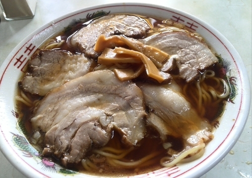 「チャーシューメン大盛 430円」@中華そば すずきの写真