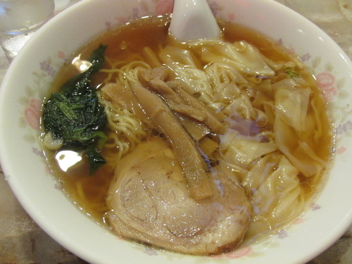 「ワンタンメン　「800円」」@菜来軒 川口店の写真