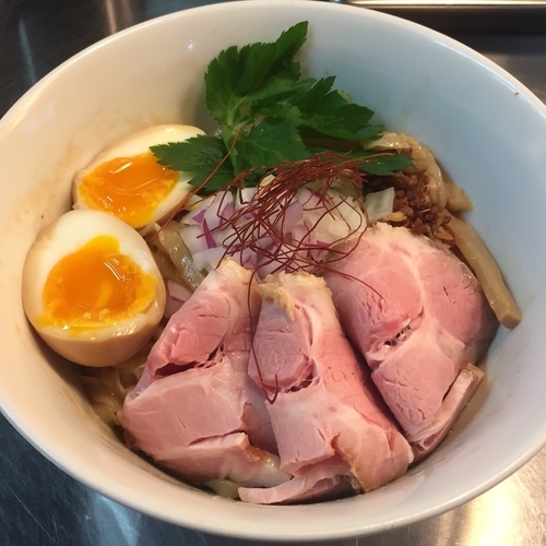 「鰹鴨油そば・中盛850円」@Bonito Soup Noodle RAIKの写真