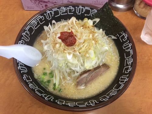 「白みそネギらーめん」@らーめん ゆうきや 総本店の写真