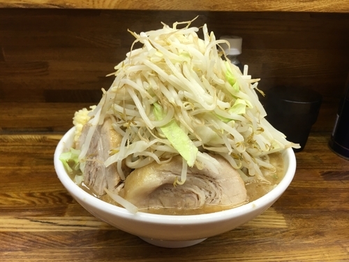 「大らーめん　830円　やさいにんにく！」@ラーメン二郎 新小金井街道店の写真