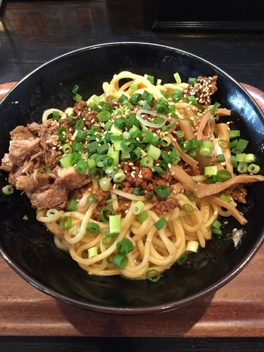 「汁なし担々麺  特盛  850円」@つけ麺屋 しずく 夢の写真