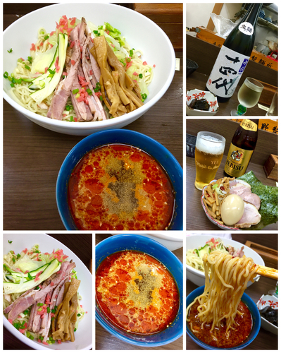 「【季節限定】冷やし辛つけそば ￥900」@頓知房の写真