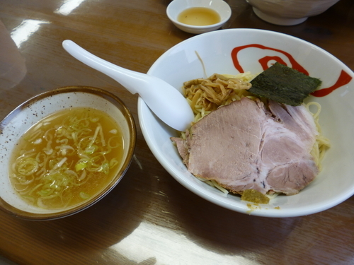 「つけめん並(塩)770円」@天日地鶏の写真